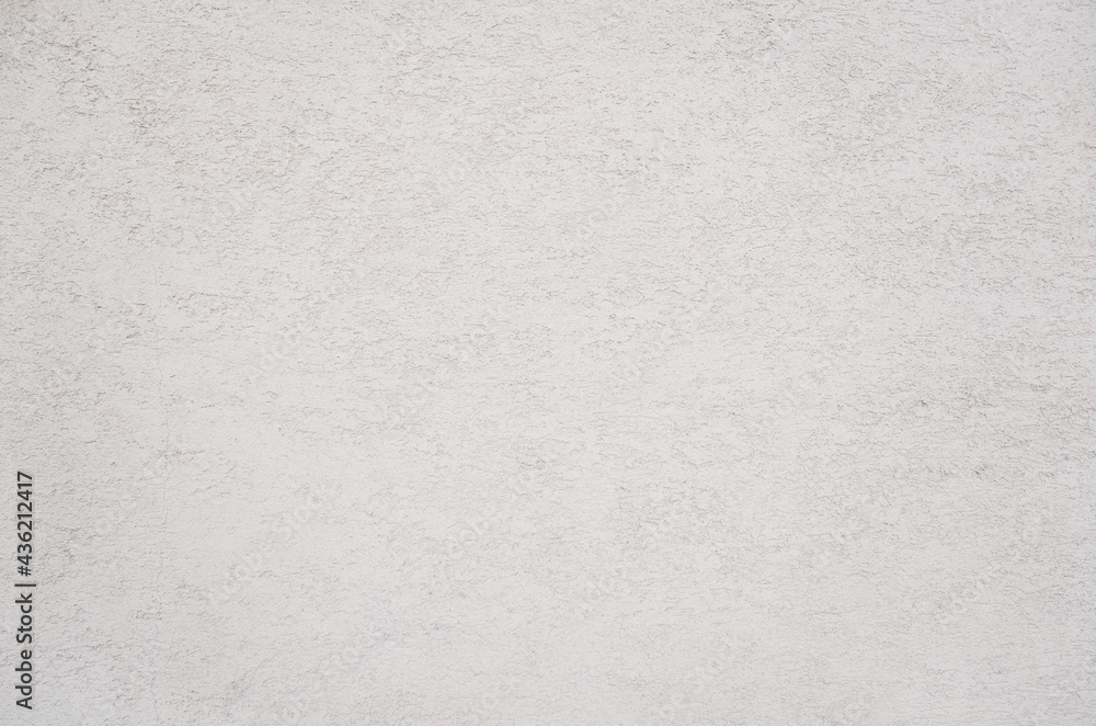 Fototapeta premium White stucco texture background, acrylic plaster facade closeup
