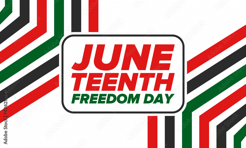 Juneteenth Independence Day. Freedom or Emancipation day. Annual american holiday, celebrated in June 19. African-American history and heritage. Poster, greeting card, banner and background. Vector Juneteenth Independence Day. Freedom or Emancipation day. Annual american holiday, celebrated in June 19. African-American history and heritage. Poster, greeting card, banner and background. Vector
