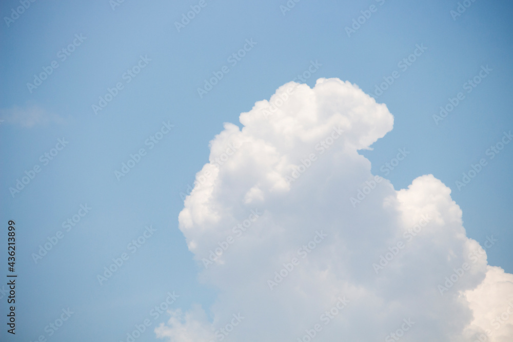 Bright blue sky with white clouds for background or wallpapers Bright blue sky with white clouds for background or wallpapers
