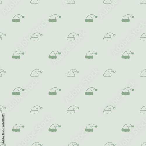 Pastel new years seamless patterns  © croutonT