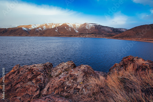 Wonderful Scene along the Highway395, Topaz Lake 