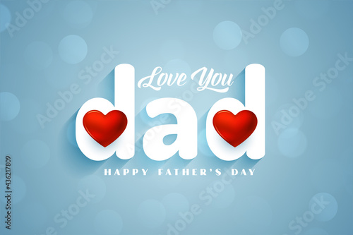 love you dad fathers day background