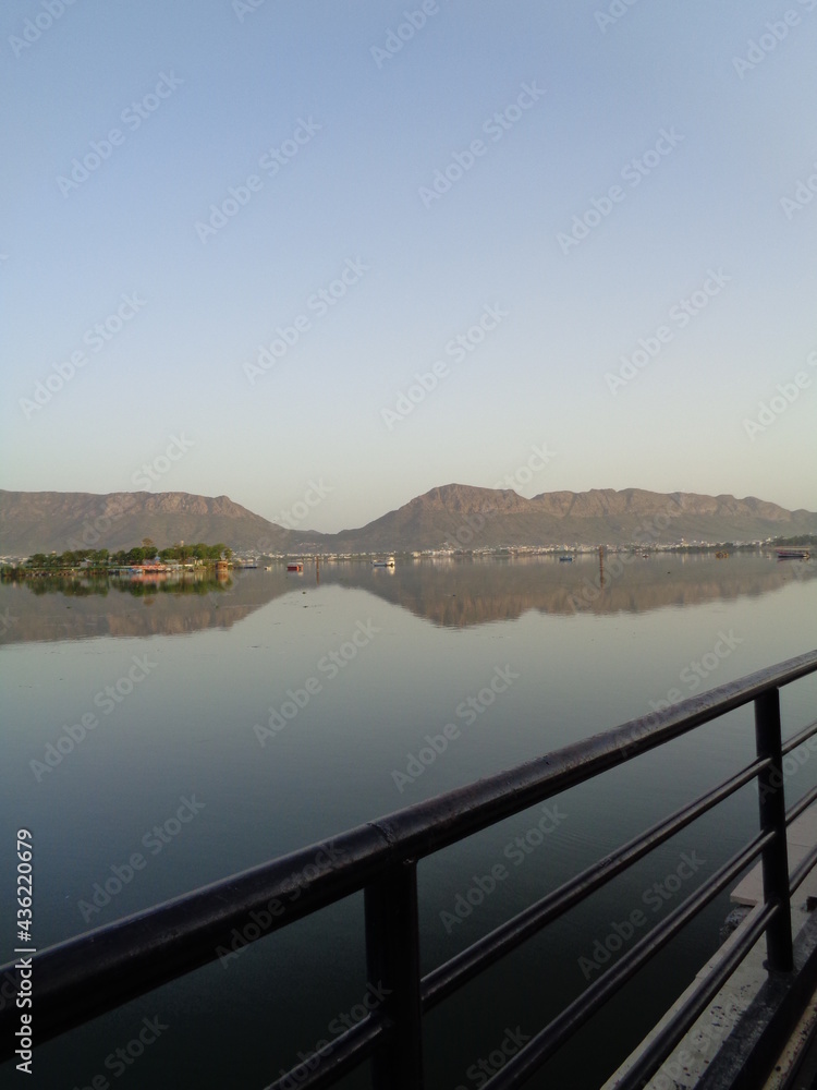 bridge over the lake