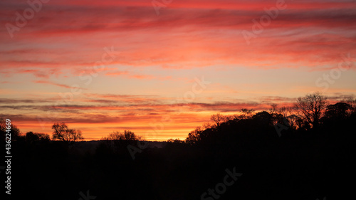 Sunrise in the beautiful Peak District
