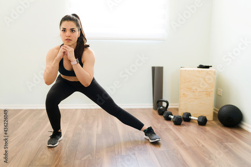фотографія Feeling very motivated during a workout