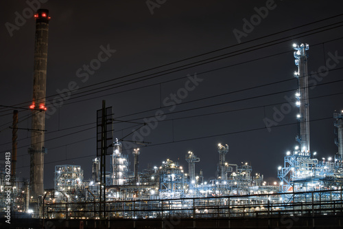 スウェーデンの工場夜景