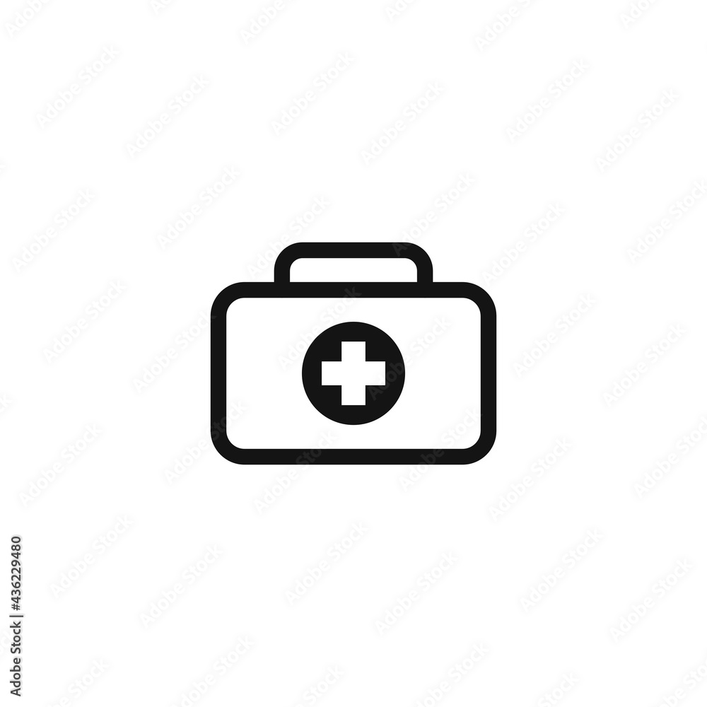First aid kit icon. Vector illustration for graphic design, Web, UI, app. First aid kit icon. Vector illustration for graphic design, Web, UI, app.