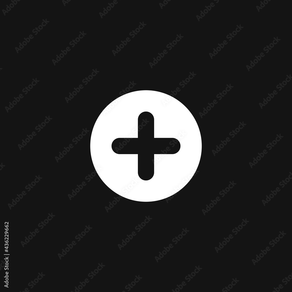 Plus Icon. Add icon. Addition sign. Vector illustration for graphic design, Web, UI, app. Plus Icon. Add icon. Addition sign. Vector illustration for graphic design, Web, UI, app.