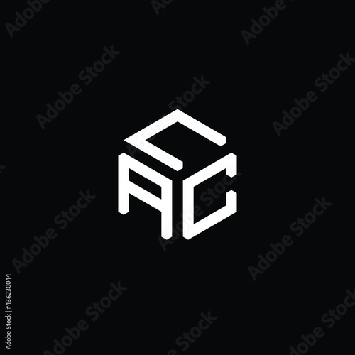 ACN letter logo design. ACN letter in polygon shape. NAC Creative three letter logo. NAC Logo with three letters. ANC circle logo. ANC letter vector design logo.