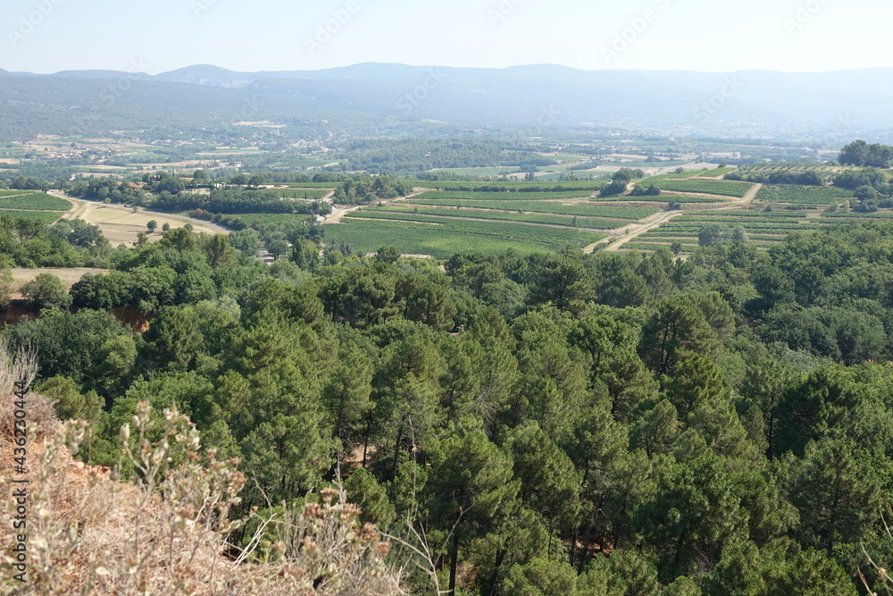 Landschaft bei Roussillon