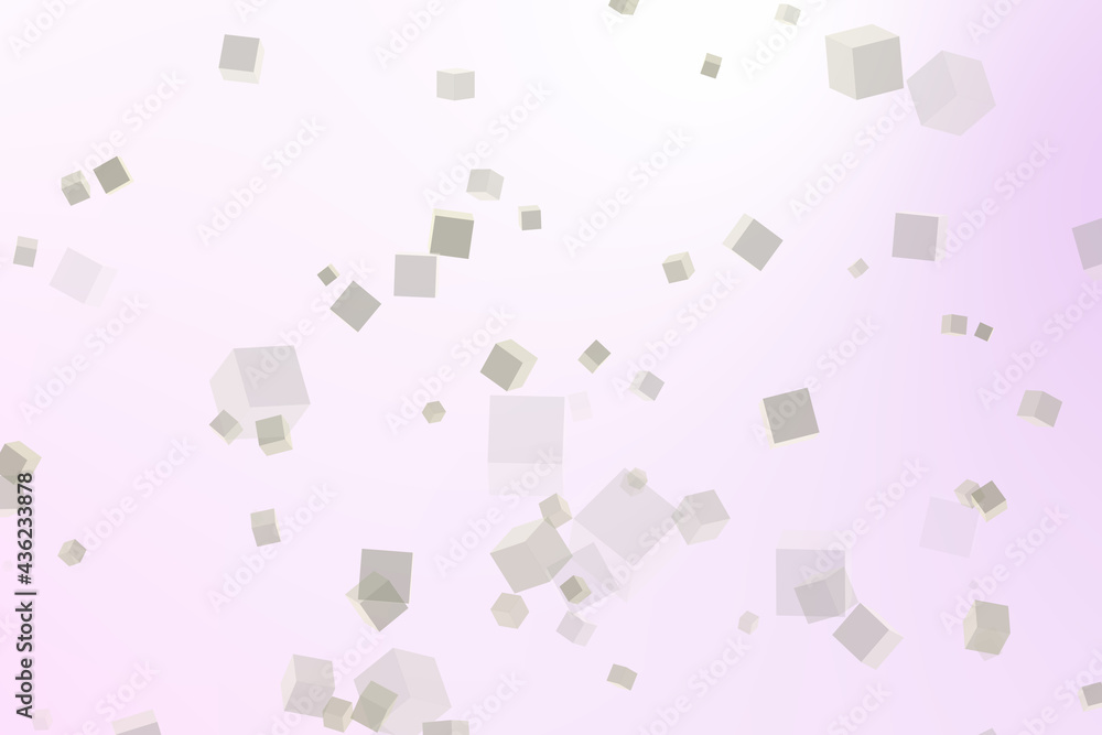 Light Pink, cover in polygonal style with circles