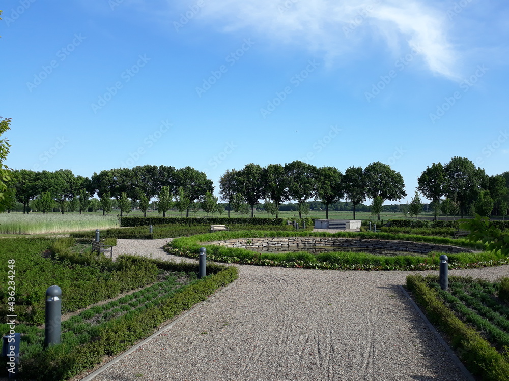 Fototapeta premium gardens of palace