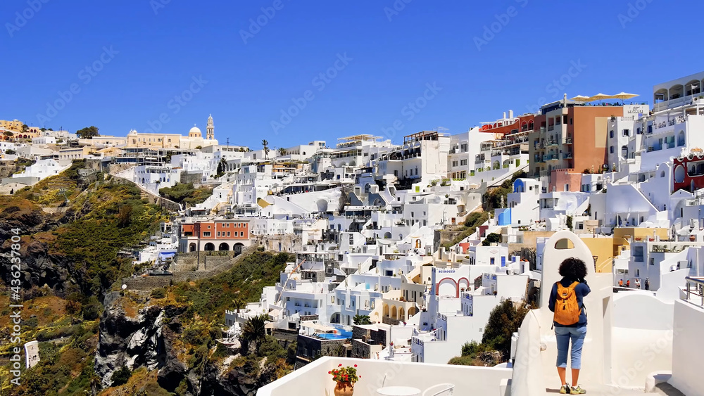 The romantic island of Santorini, a tourist gem and archaeological pride of Greece, is located in the southern waters of the Aegean Sea - the cradle of ancient civilization.