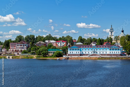 The town of Myshkin on the banks of the Volga River. Russia photo