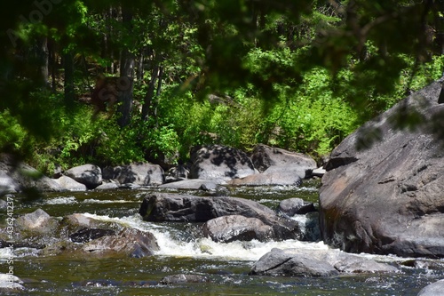 Fototapeta Naklejka Na Ścianę i Meble -  Park of the Doncaster river in southern Quebec