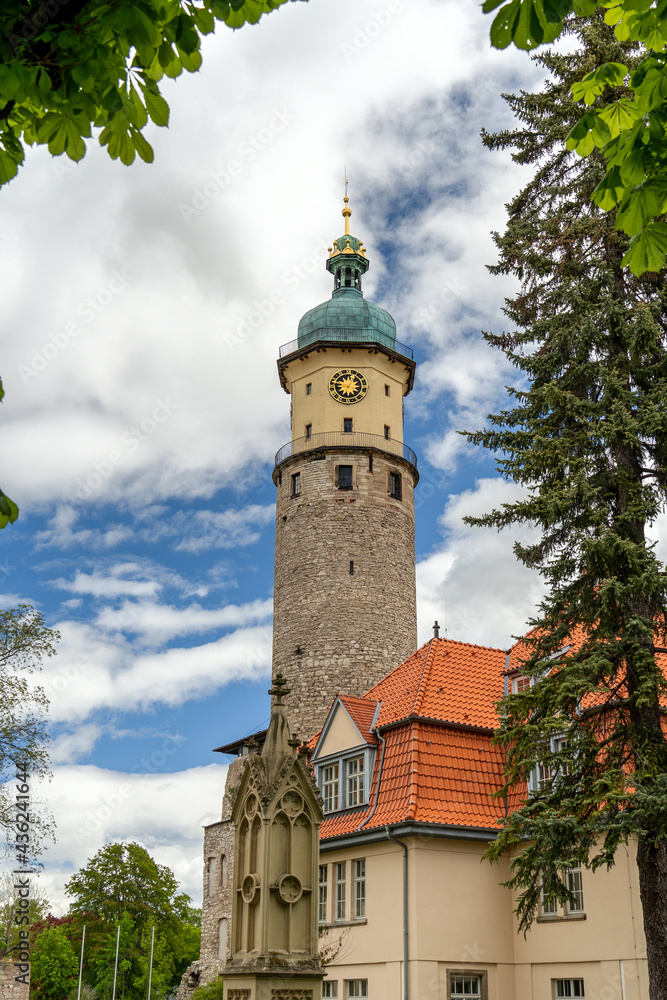 Der historische Neideckturm in Arnstadt