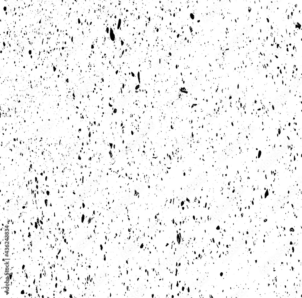 Abstract vector noise. Small particles of debris and dust. Distressed uneven background. Grunge texture overlay with fine grains isolated on white background. Vector illustration. EPS10. Abstract vector noise. Small particles of debris and dust. Distressed uneven background. Grunge texture overlay with fine grains isolated on white background. Vector illustration. EPS10.