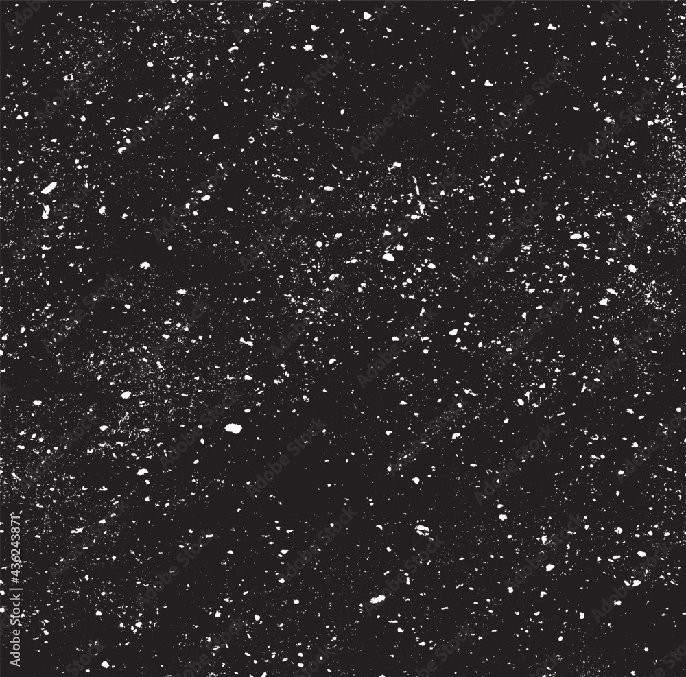 Abstract vector noise. Small particles of debris and dust. Distressed uneven background. Grunge texture overlay with fine grains isolated on white background. Vector illustration. EPS10. Abstract vector noise. Small particles of debris and dust. Distressed uneven background. Grunge texture overlay with fine grains isolated on white background. Vector illustration. EPS10.