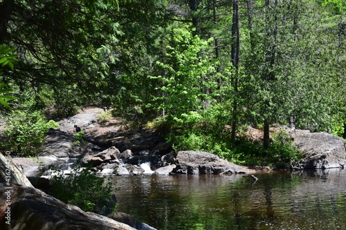 Park of the Doncaster river in southern Quebec