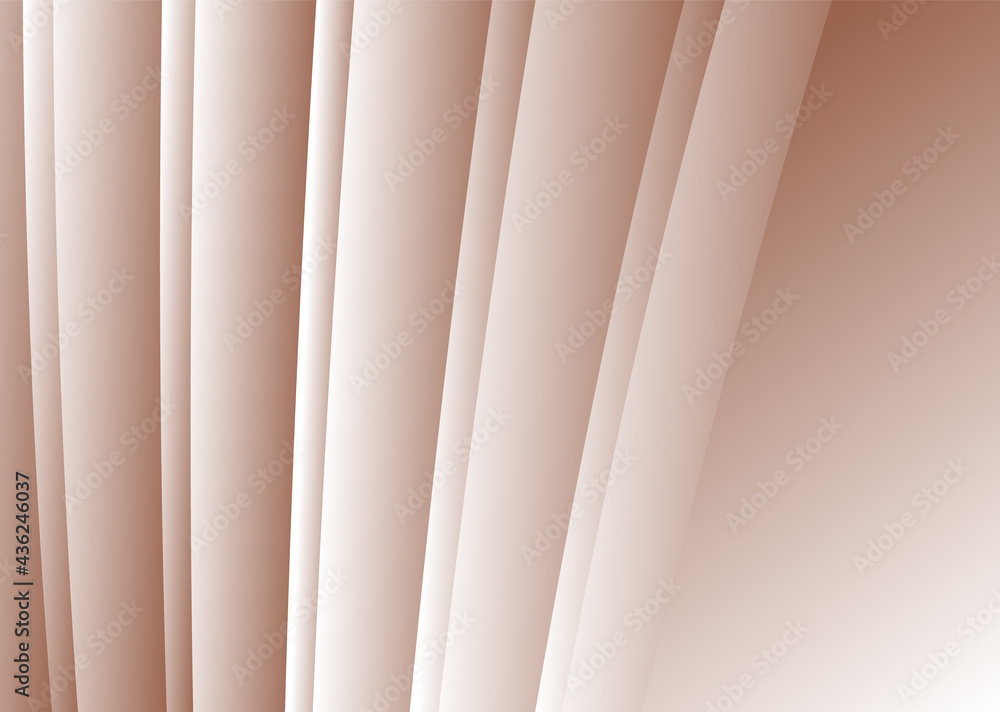 Obraz premium Abstract gradient waves background and folds. 3D illustration in gentle pastel colors.