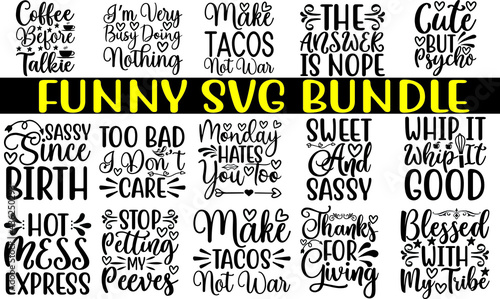 funny svg bundle