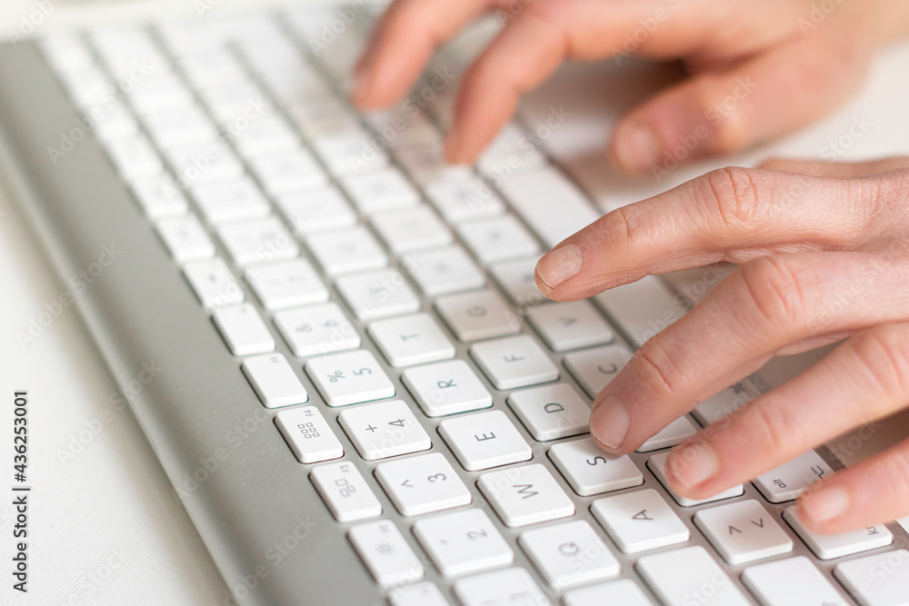 Hands typing with the computer keyboard. Business and education concept. Hands typing with the computer keyboard. Business and education concept.