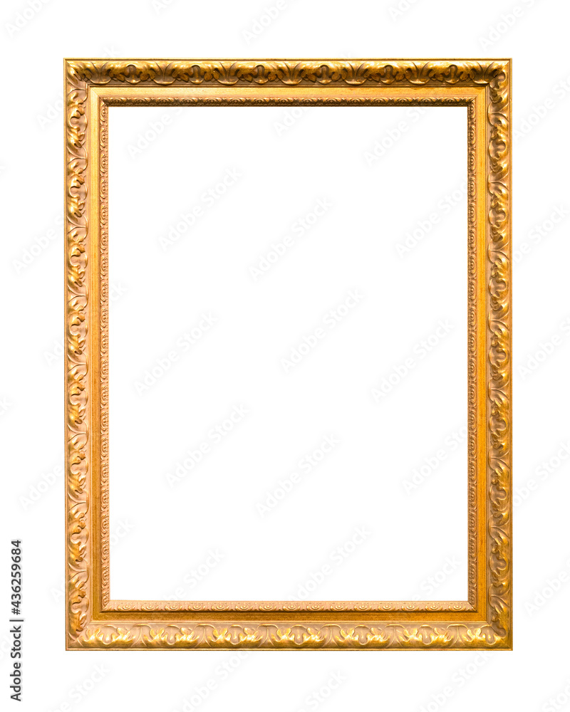 vertical classical wooden picture frame cutout vertical classical wooden picture frame cutout