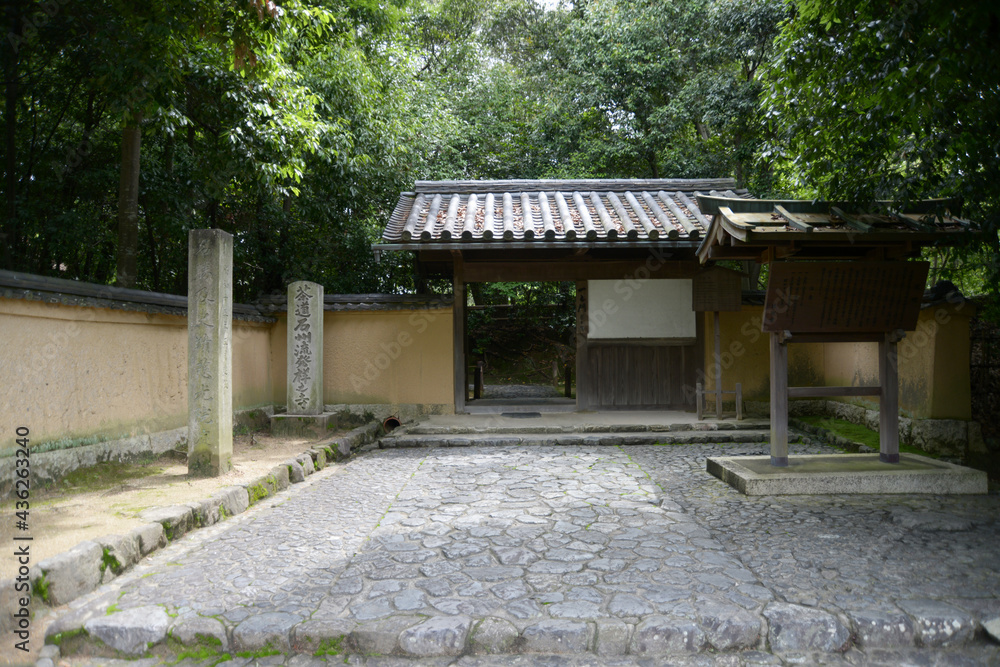 慈光院　山門　奈良県大和郡山市