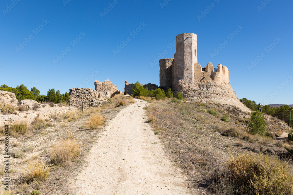 Ayub (main) Castle of Calatayud city, province of Zaragoza, Aragon, Spain