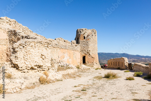 inside the Ayub medieval castle of Calatayud city, province of Zaragoza, Aragon, Spain photo