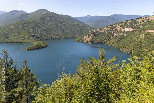 Amazing ladscape of Vacha Reservoir  Bulgaria
