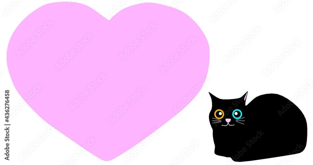 瞬きする座っている猫 瞬きする座っている猫