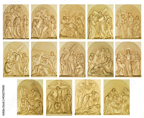 Bilde på lerret The Stations of the Cross