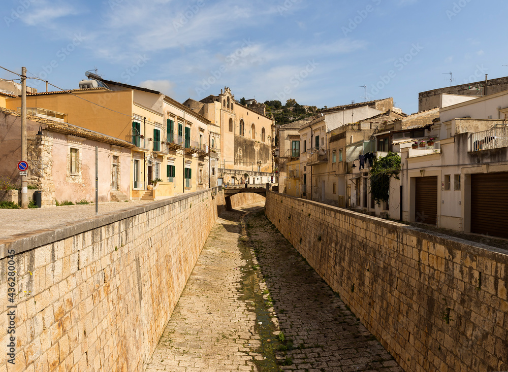 Walking Around the Beautiful Streets of Scicli, Province of Ragusa, Sicily Italy.