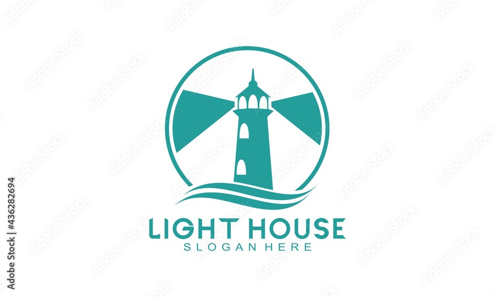 Lighthouse elegant logo