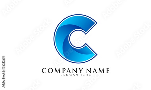 Letter C creative logo