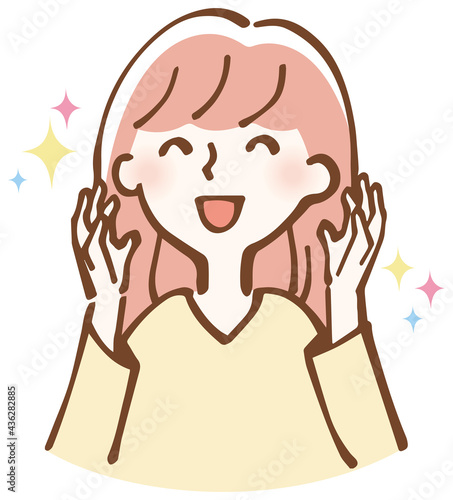 美肌　綺麗な女性