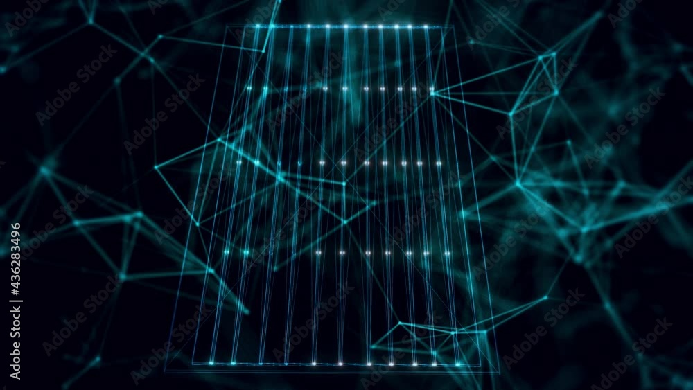 Door Mat hologram Close up. High quality 4k footage Door Mat hologram Close up. High quality 4k footage