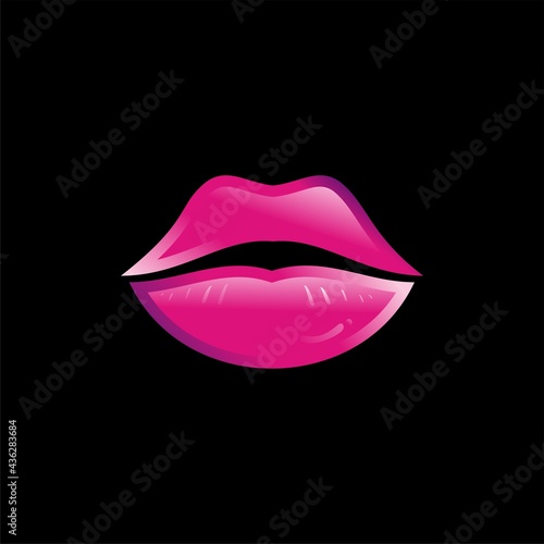 Lips sexy icon design vector