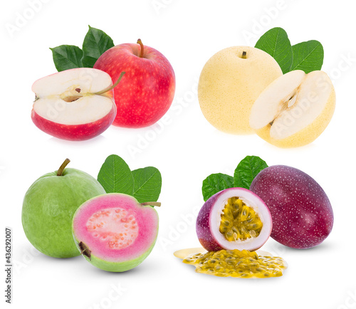 fruit isolated on white background