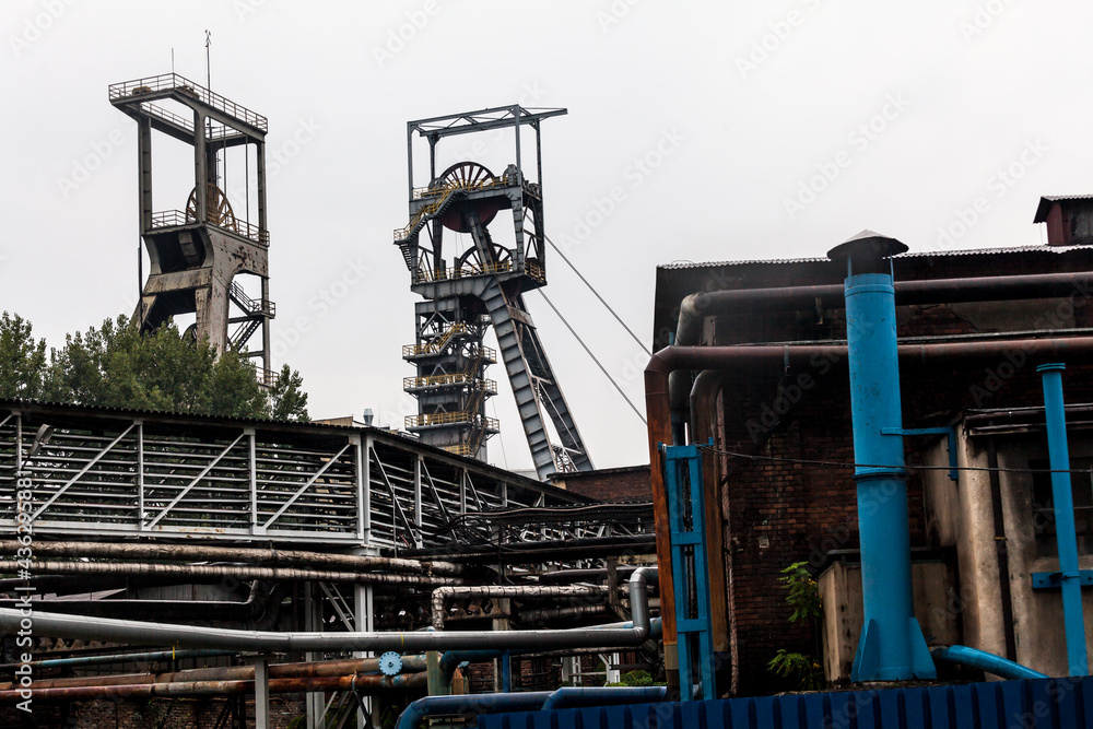 Coal mine in Ruda Slaska Bielszowice Coal mine in Ruda Slaska Bielszowice