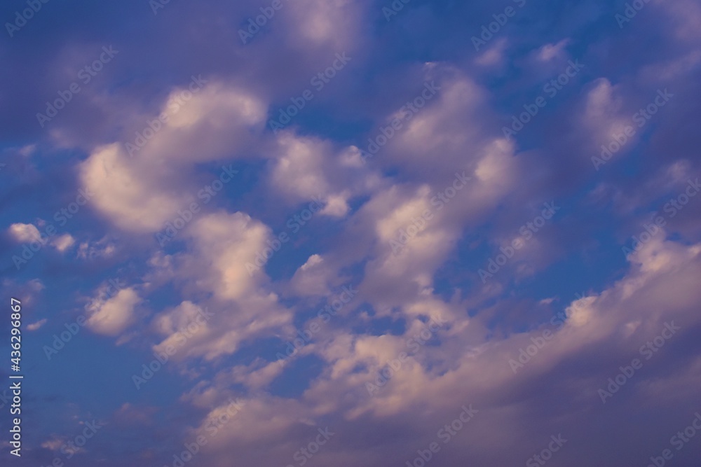Beautiful view of blue cloudy sky background Beautiful view of blue cloudy sky background