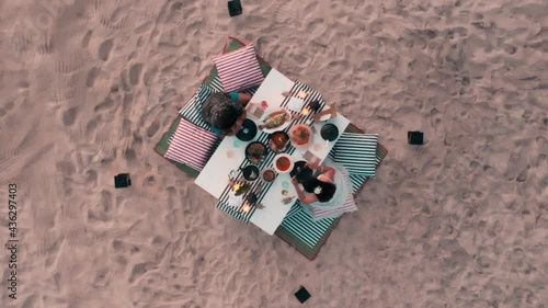 dinner on the beach