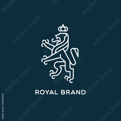 Heraldic lion
