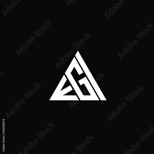 E G I letter logo abstract creative design. E G I unique design