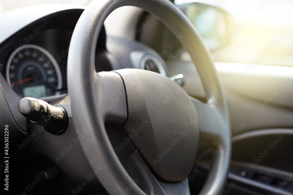 Steering wheel of a car