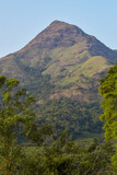Portrait oriented wallpaper background of highest mountain in wayanad Chembra peak hills situated in Meppadi .