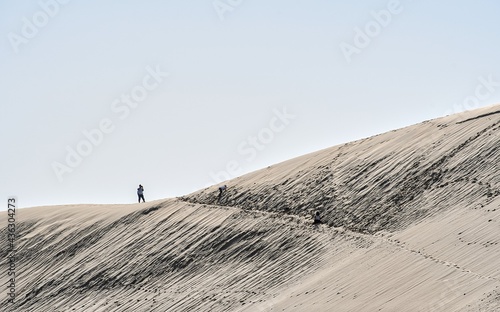 Le Monde vu depuis la dune du Pilat 