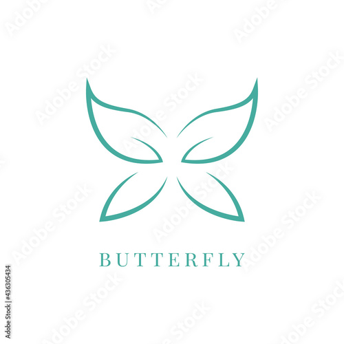 Butterfly Leaves logo design inspiration
