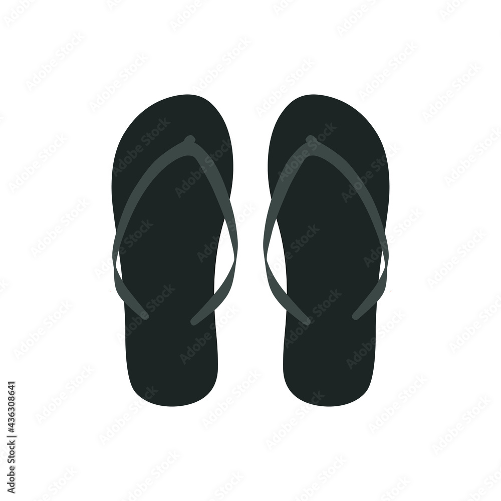 Flip flops isolated on a white background Flip flops isolated on a white background